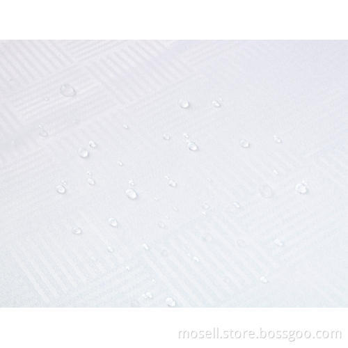 100% polyester jacquard fabric waterproof shower curatain